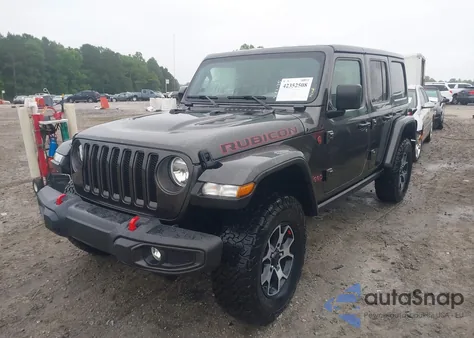 2021 Jeep Wrangler Unlimited Rubicon 4X4 из США, поврежденный, VIN 1C4HJXFN3MW656983